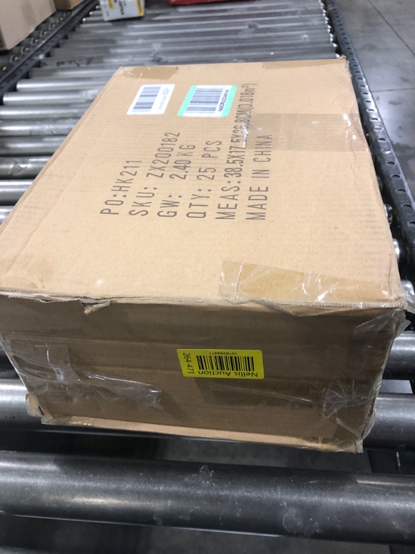 Photo 1 of Calenzana 9x6x4 Shipping Boxes Set of 25, White Corrugated Cardboard Box for Packing Mailing Small Business 9x6x4 25