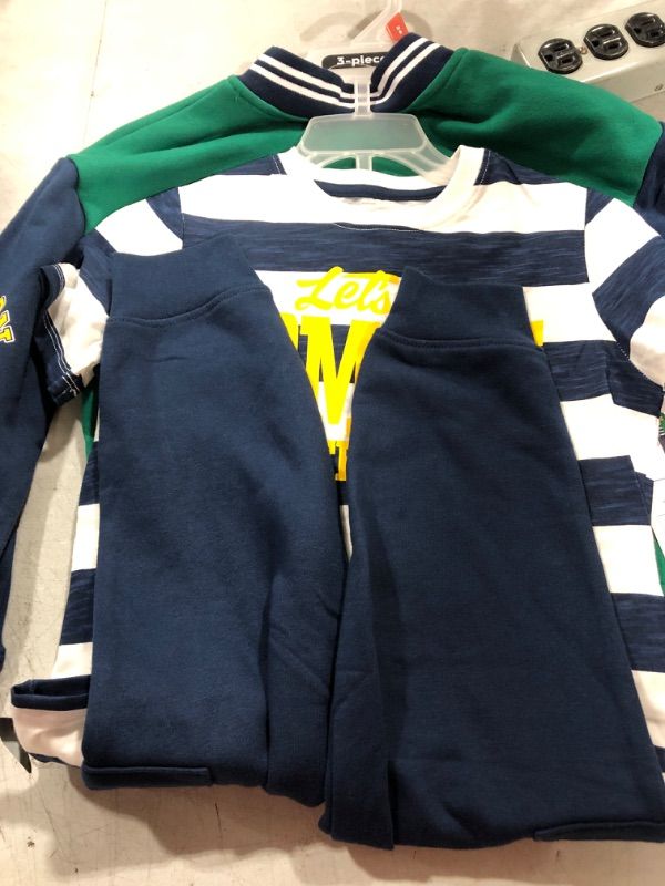 Photo 2 of BOYS 3 PIECE JACKET SET 
SIZE M 8 