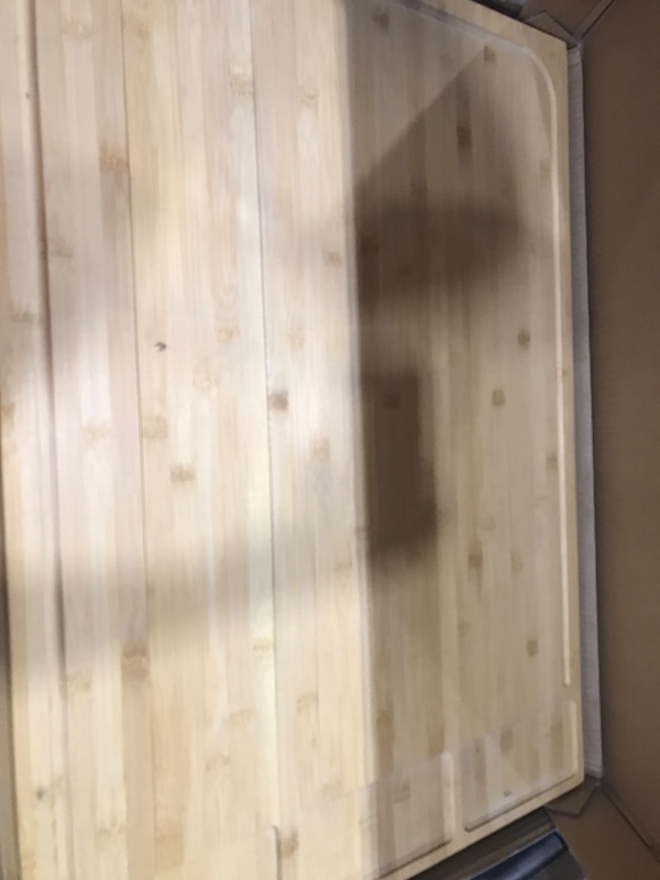 Photo 1 of 30 x 21 in Extra Large Bamboo Cutting Board and Stovetop Cover, Stove Top Cover Chopping Board with Detachable Legs and Juice Groove, Protector Board for Restaurant Kitchen Counter & Sink XXXL(30x21x3.3")