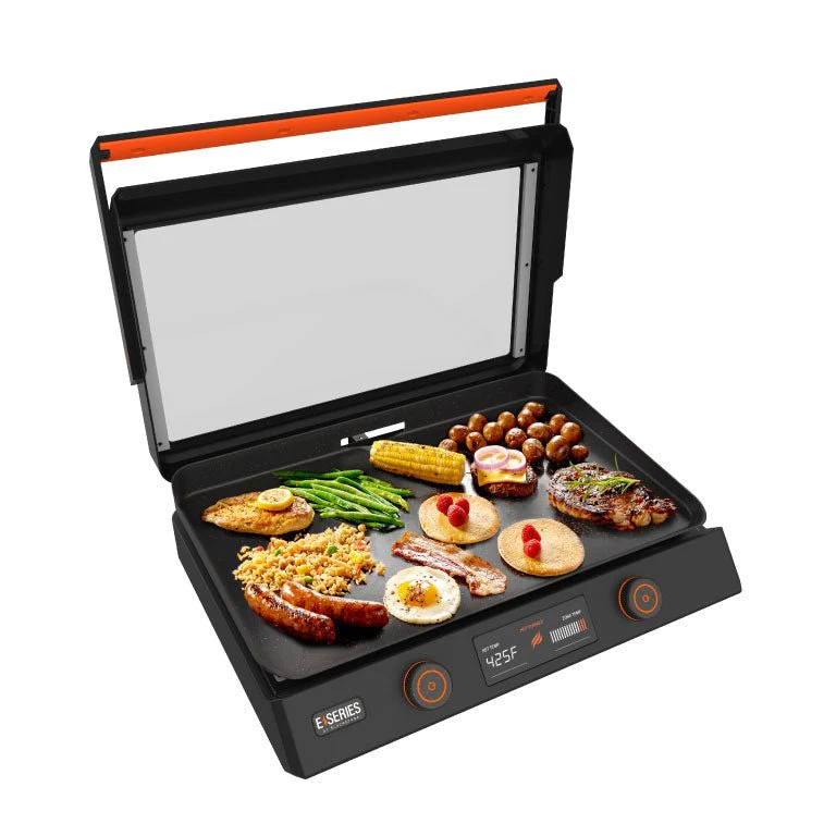 Photo 1 of Blackstone 22-Inch Electric Griddle - 1200W Non Stick Ceramic Titanium Coated Stainless Steel Tabletop Griddle