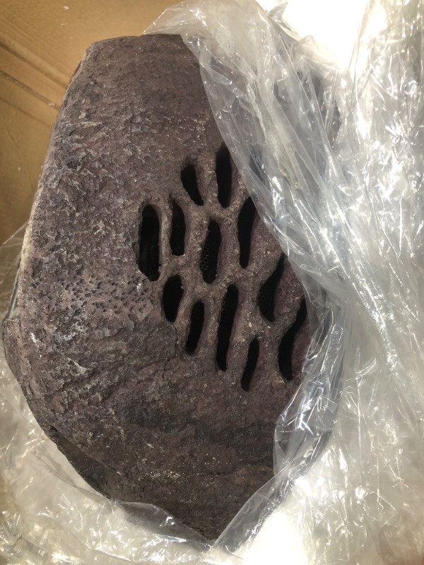 Photo 1 of Alpine Corporation Weather-Resistant Bluetooth Solar-Powered Outdoor Wireless Rock Speaker – Set of 2