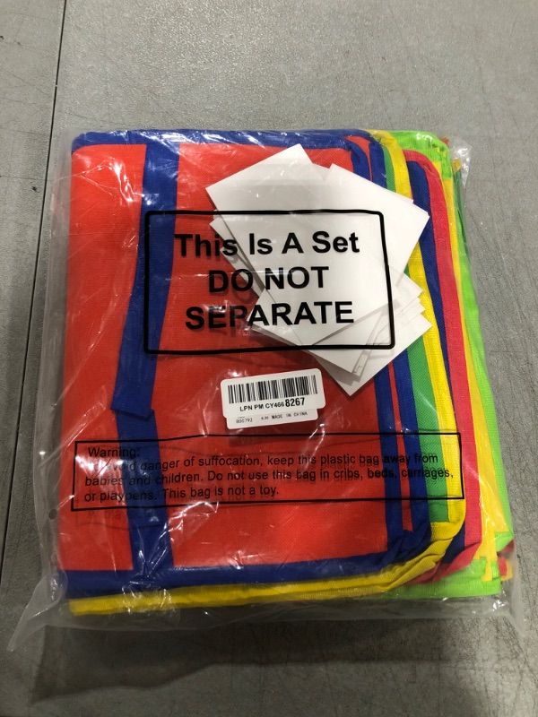 Photo 1 of Large Book Pouches Book Bags for Classroom Bulk Book Bags with Clear Name Tag Pocket Colorful Student Book Protector Pouch Chair Pockets for Kid Classroom Homework Gift (16 Pcs)