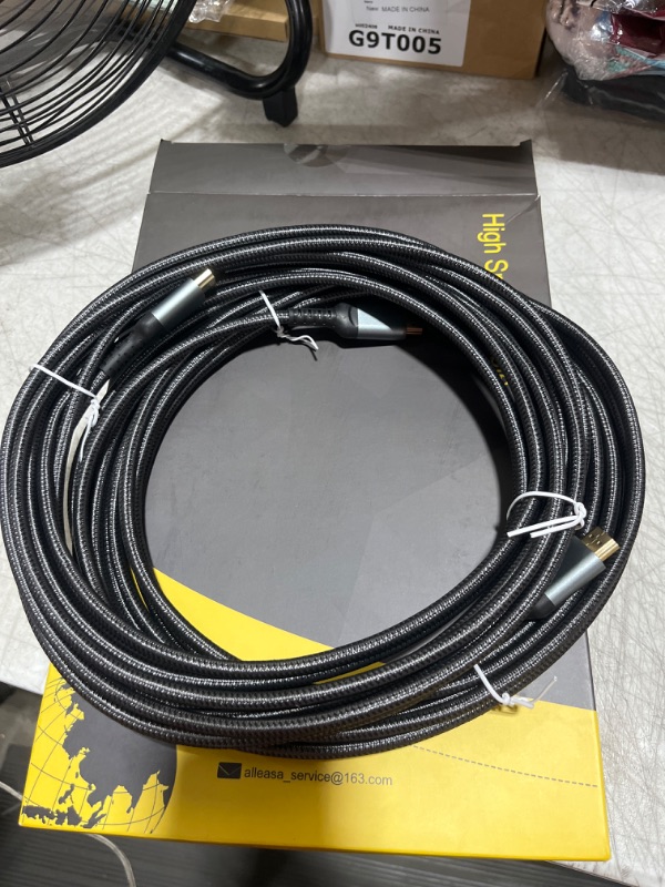 Photo 1 of ALLEASA 8K HDMI Cable, Ultra 48Gbps High Speed 20 FT HDMI Cable, 20 Foot hdmi Cable -4K@120Hz 8K@120Hz, eARC, HDR10, DTS:X, HDCP 2.2 & 2.3, Compatible with PS4/5,Blu-ray, Monitor,PC?Grey,2 Pack?
