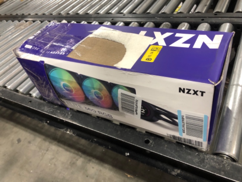 Photo 1 of NZXT Kraken Elite RGB 360 - RL-KR36E-B1 - 360mm AIO CPU Liquid Cooler - Customizable 2.36" LCD Display for GIFS, Images, Performance Metrics - High-Performance Pump - 3 x F120 RGB Core Fans - Black Kraken Elite RGB 360mm Radiator Black