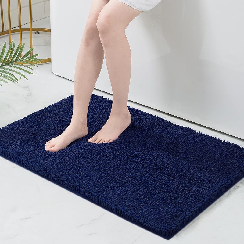 Photo 1 of  Bath Rug, Extra Soft and Absorbent Shaggy Bathroom Mat Rugs, Machine Washable, Non-Slip Plush Carpet Runner for Tub, Shower, and Bath Room