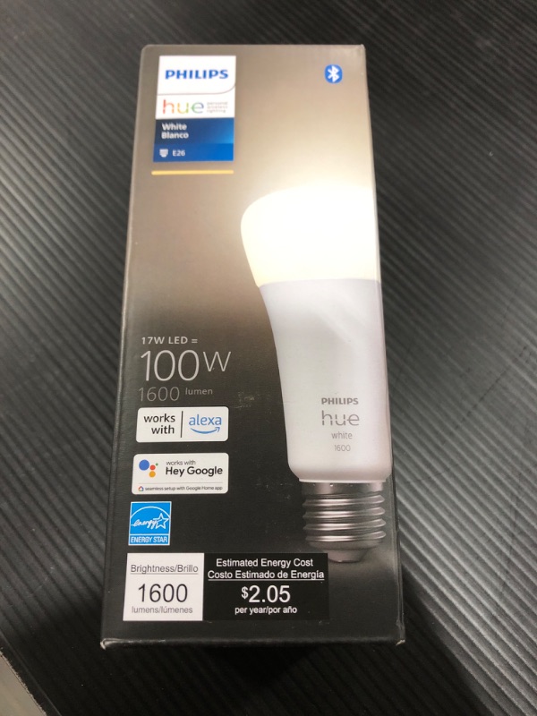 Photo 2 of 100-Watt Equivalent A21 Smart LED Soft White (2700K) Light Bulb with Bluetooth (1-Pack)
