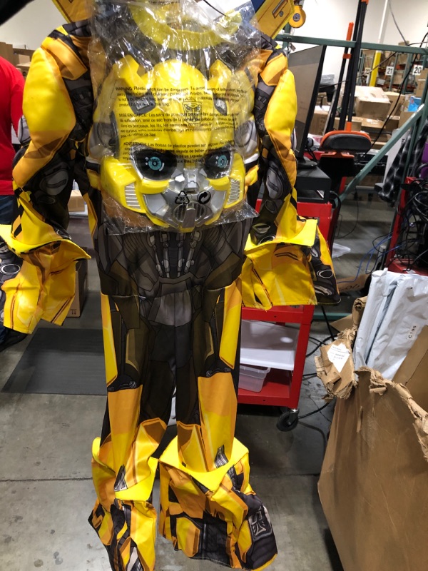 Photo 2 of [Size 8] Boys' Transformers Bumblebee Deluxe Costume