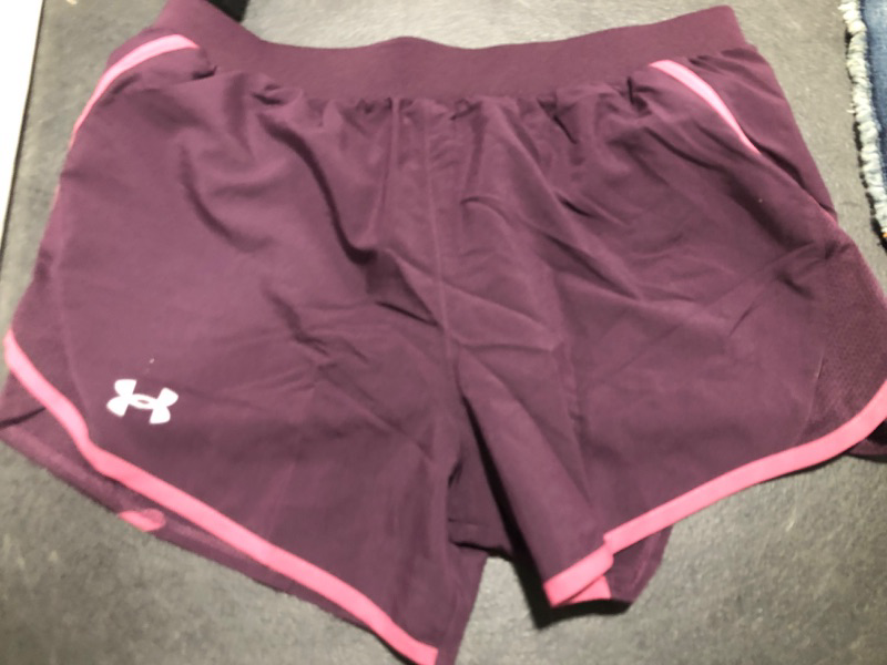 Photo 2 of [Size S] Under Armour Women's Fly-By 2.0 Shorts Purple S