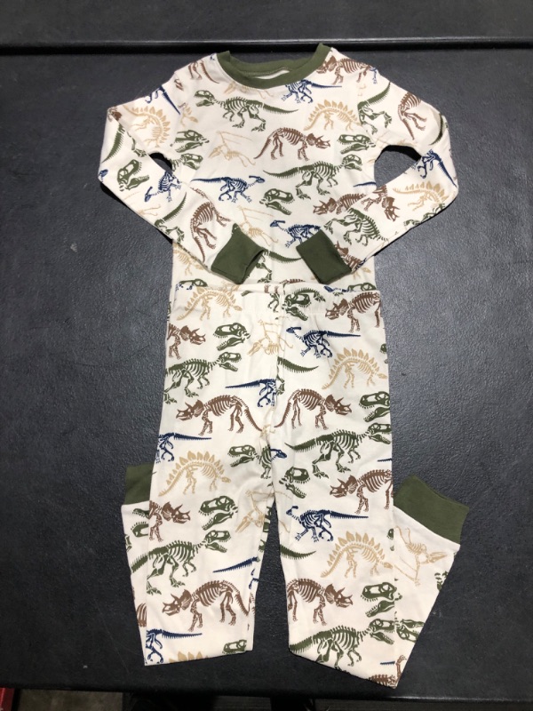 Photo 1 of [Size 4T] Member Mark 2 pc PJ set- Fossils