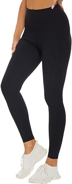 Photo 1 of [Size XS] KYRIAD 7/8 Seamless Athletic Running Workout Leggings for Women with 3 Pockets High Waisted Yoga Pants Gym Sports- black