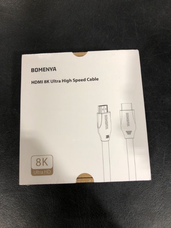 Photo 2 of BOMENYA 8K Fiber Optic HDMI Cable 33FT/10M, Ultra High Speed 48Gbps Active HDMI 2.1 Cable Supports 8K@60Hz, 4K@120Hz Dynamic HDR, eARC, Dolby Atmos, for HDTV Monitor RTX 3090 Xbox Series X PS5 ect Fiber Optic 33FT/10M