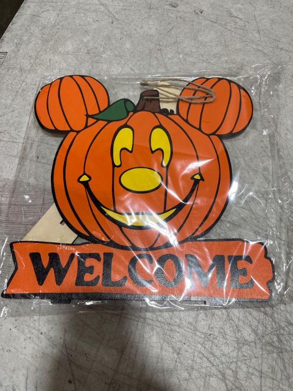 Photo 1 of  Mickey Pumpkin Welcome Decor
