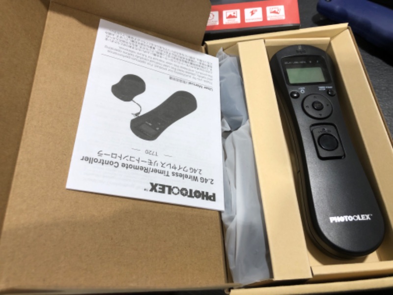 Photo 2 of PHOTOOLEX Intervalometer Digital Camera Remote Shutter Release Controller LCD Timer Control 2.4G Wireless for Canon EOS Rebel T6 T7 80D 70D 60D 60Da 77D T7i T6i T6s SL2 SL1 T5 T3 T5i T4i T3i T2i