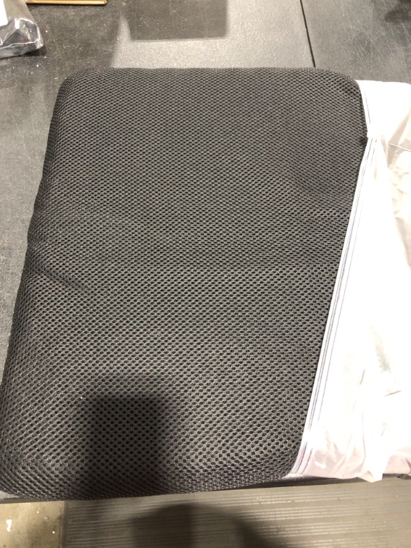 Photo 2 of Gel Seat Cushion, for Long Sitting -Double Thick Gel Seat Cushion Breathable Honeycomb Chair Cushion with Non-Slip Cover for Office Chair Car, Wheelchair, Long Trips,Relief Sciatica Pain Black