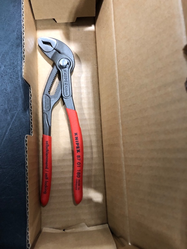 Photo 2 of KNIPEX - 8701180 Knipex 87 01 180 7-1/4-Inch Cobra Pliers 7 1/4-Inch Pliers