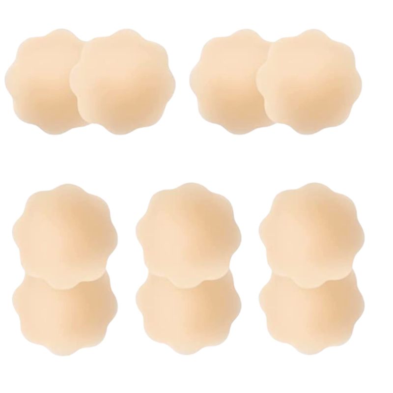 Photo 1 of KHOIMY Pasties Nipple Covers | Silicone Nipple Covers For Women Reusable | Reusable Breast Pads