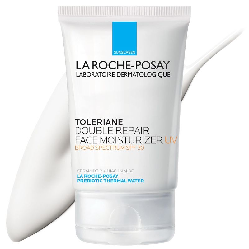 Photo 1 of La Roche-Posay Toleriane Double Repair Face Moisturizer | Daily Moisturizer Face Cream with Ceramide and Niacinamide for All Skin Types | Oil Free | Fragrance Free