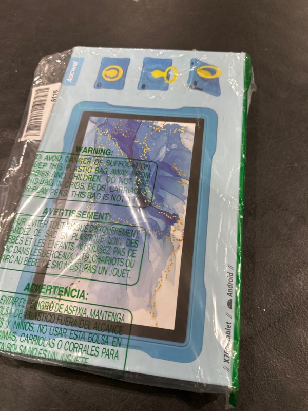 Photo 1 of 2023 Kids Tablet, 10 inch Android 13 Tablets for Kid Toddler 12GB+128GB 6000mAh Tablet with Shockproof Case, 5G WiFi, Google Kids Space Parental Control, 1280 * 800 HD Touchscreen Dual Camera -Blue 