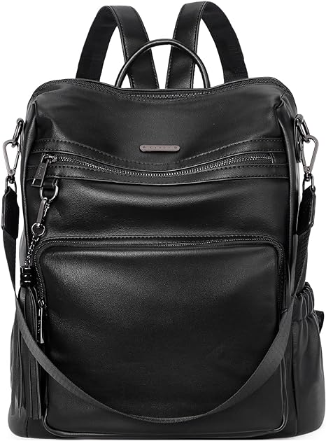 Photo 1 of CLUCI Leather Backpack Purse for Women Designer Ladies Large Travel Convertible Shoulder Bag
