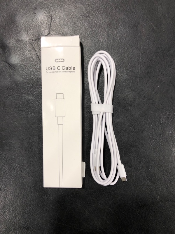 Photo 2 of 10ft USB C to USB C Cable for iPad Pro 12.9 11 inch, iPad Air 5 4, Mini 6, MacBook Air MacBook Pro Charger, iPhone 15/15 Pro/15 Plus/15 Pro Max, Google Pixel, Samsung, USBC Type C Fast Charging Cord