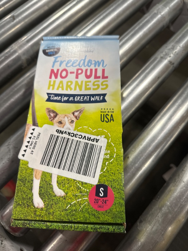 Photo 3 of 2 Hounds Design Freedom No Pull Dog Harness | Comfortable Control for Easy Walking | Adjustable Dog Harness | Small, Medium & Large Dogs | Made in USA | Solid Colors | 5/8" SM Black SM (Chest 20" - 24") Black