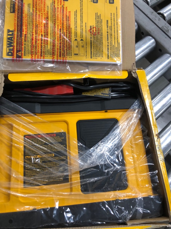 Photo 2 of DEWALT DXAEC100 DXAEC100 Professional 30-Amp Battery Charger and 3-Amp Maintainer with 100-Amp Engine Start, Yellow