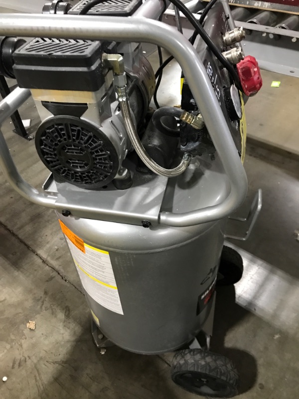 Photo 4 of 20 Gal. Vertical Electric-Powered Silent Air Compressor