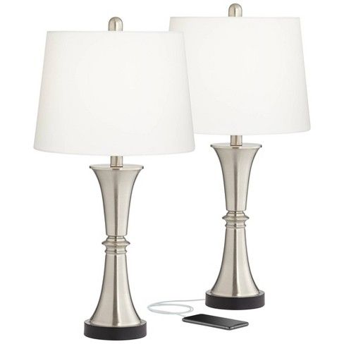 Photo 1 of Bedside Table Lamps Set of 2 with USB 
