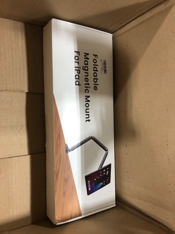 Photo 1 of KU XIU Magnetic iPad Pro 11 Stand, Foldable Arm Tablet Holder for Working and Drawing, Multi-Node Adjustable Premium Portable iPad Mount Only for iPad Pro 11 inch 1st/2nd/3rd/4th, iPad Air 4th/5th 11”/10.9“