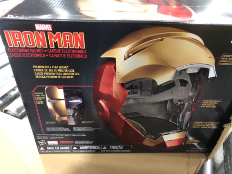 Photo 4 of Avengers Marvel Legends Iron Man Electronic Helmet - Multicolor Characters