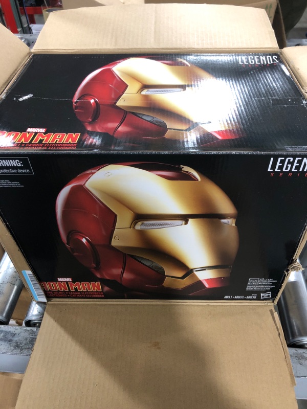 Photo 3 of Avengers Marvel Legends Iron Man Electronic Helmet - Multicolor Characters