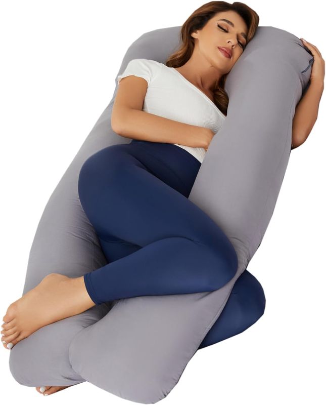 Photo 1 of  Pregnancy Pillows, U Shaped Full Body Maternity Pillow with Removable Cover
