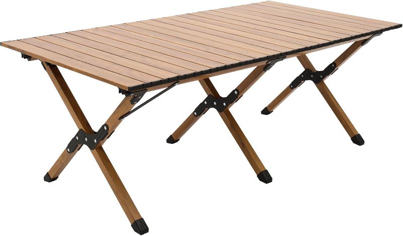 Photo 1 of ZUZHII PORTABLE FOLDING WOODEN TABLE TRAVEL