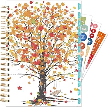 Photo 1 of Ymumuda Planner 2023-2024, Academic Weekly Monthly Planner 2023-2024, JUL.2023 to JUN.2024, 7" X 10", 12-Month School Planner Notebook with Large Writing Blocks, Floral 09