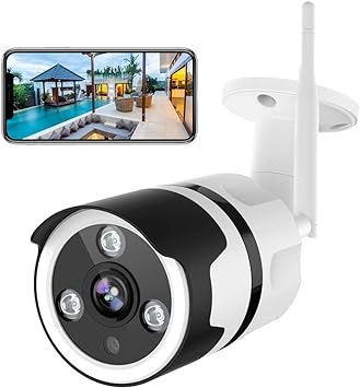 Photo 1 of NETVUE Outdoor Camera, Security Camera Outdoor for Home and Office IP66, Front Door Camera H.265 High-Efficiency Video Coding,Motion Detection,2-Way Audio,2.4GHz WiFi,Support SD/Cloud Storage/Alexa