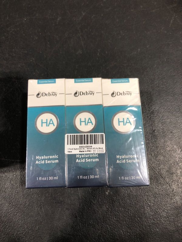 Photo 1 of 3 Pack Hyaluronic Acid Serum for Face Refreshing Moisturize Anti Aging Serum (1Fl.Oz/30ml)