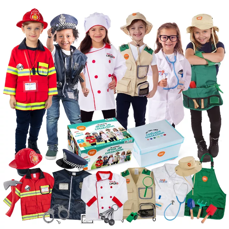 Photo 1 of Bintiva Dress Up / Drama Play Deluxe Trunk 6 In 1 Set
