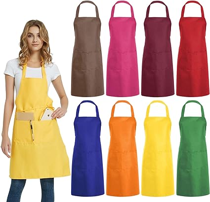 Photo 1 of 10 PCS Plain Bib Aprons Bulk