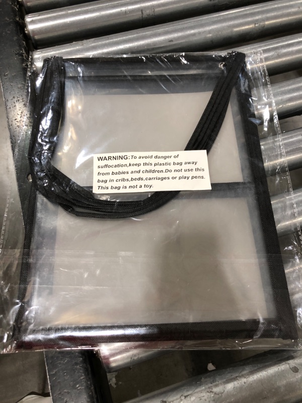 Photo 2 of 5 Pack Dual Hanging Job/Shop Ticket Holder (Black) - by Essex Wares - Use in Your Business or in a Classroom. Fits Standard 8.5 X 11 Sheets of Paper Plus Front Pocket to Store Small Items.