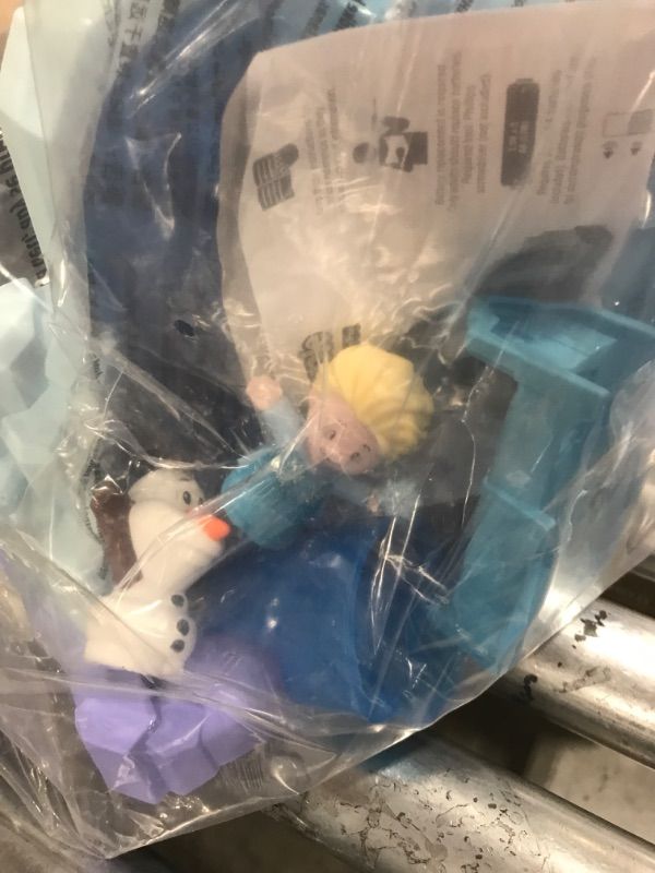 Photo 3 of Disney Frozen Toys, Fisher-Price Little People Toddler Playset With Elsa & Olaf Toys Lights & Music, Elsa's Ice Palace, Frustration-Free Packaging SIOC/FFP