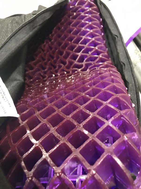 Photo 3 of Purple Royal Seat Cushion - Seat Cushion for The Car Or Office Chair - Temperature Neutral Grid