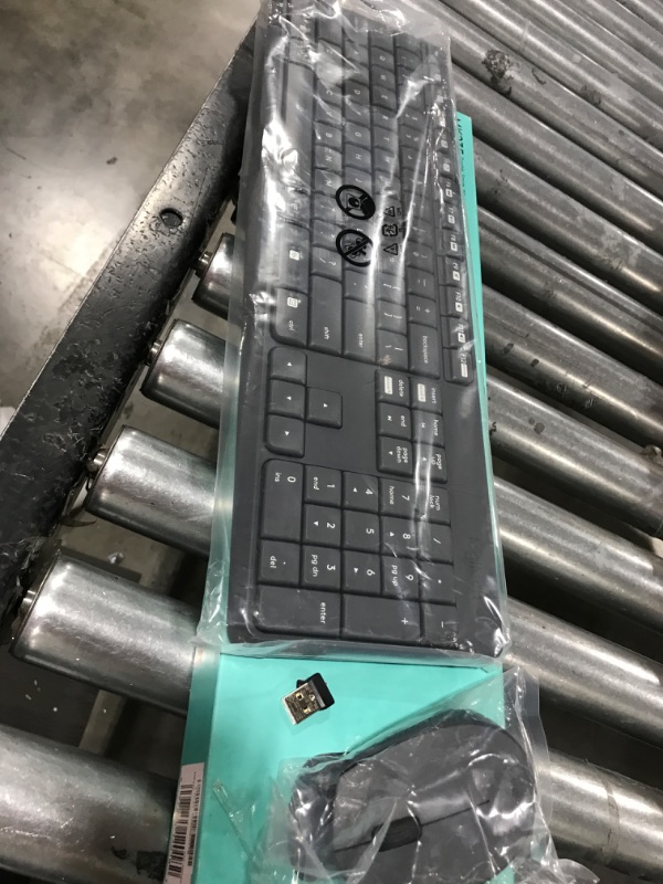 Photo 1 of Logitech MK235 Wireless Keyboard and Mouse Combo for Windows, USB Receiver, 15 FN Keys, Long Battery Life, Compatible with PC, Laptop