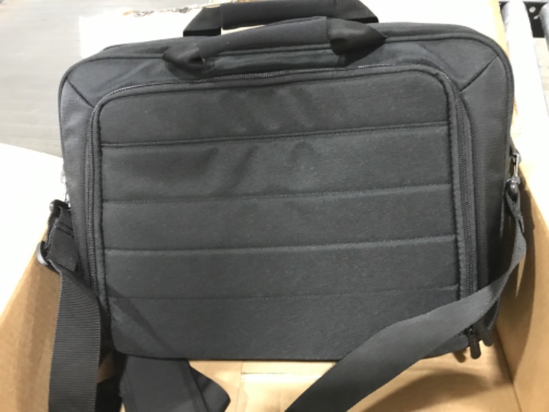 Photo 1 of Amazon Basics 15.6 Inch Laptop and Tablet Case Shoulder Bag, Black 15.6" 1-pack Bag