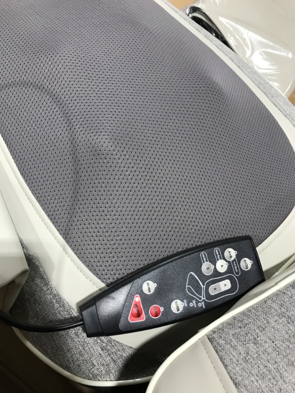 Photo 2 of AIRSIDUN Shiatsu Back Massager with Heat Massage Chair Pad Portable for Back Pain Relief 3D Kneading Full Body Neck and Back Massager for Car Seat Cushion Bed Home Office Father's Day Gifts for Dad