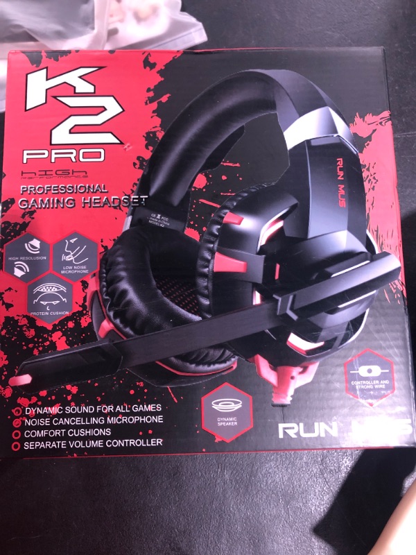 Photo 1 of runmus k2 PRO gaming headset MODEL K2 PRO 