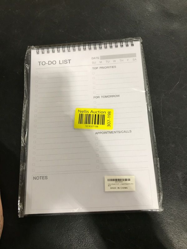 Photo 2 of To Do List Notepad: With Multiple Functional Sections - 6.5 x 9.8" 60 Sheets - Spiral Daily Planner Notebook - Task CheckList Organizer Agenda Pad for Work - Note and Todo Organization