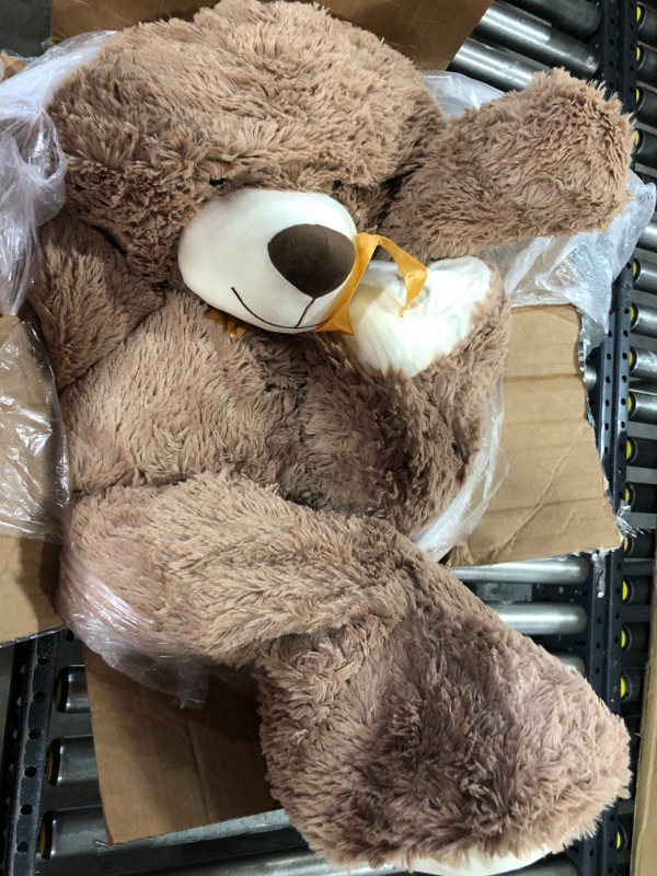 Photo 2 of Tezituor Big Teddy Bear,52'' Giant Stuffed Animal Plush,Soft Gifts for Valentine, Christmas, Birthday. Brown Large(52in)