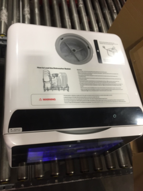 Photo 1 of Portable Countertop Dishwashers, NOVETE Compact Dishwashers with 5 L Built-in Water Tank & Inlet Hose, 5 Washing Programs, Baby Care, Air-Dry Function and LED Light for Small Apartments, Dorms and RVs
