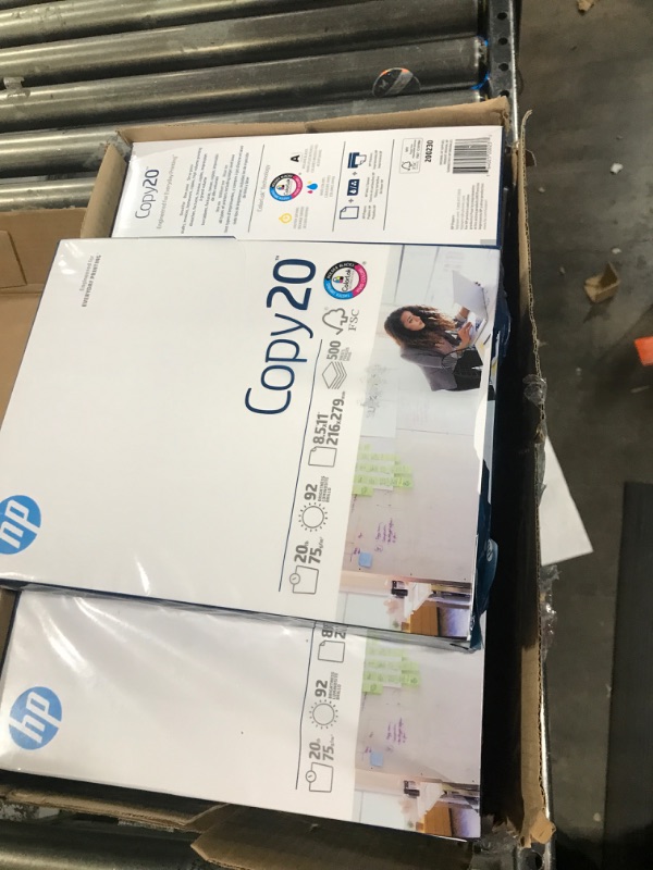 Photo 2 of HP Printer Paper 8.5 x 11 Paper Copy 20 lb 10 Reams - 5,000 Sheets 92 Bright FSC Certified 200230C 10 Ream | 5000 Sheets