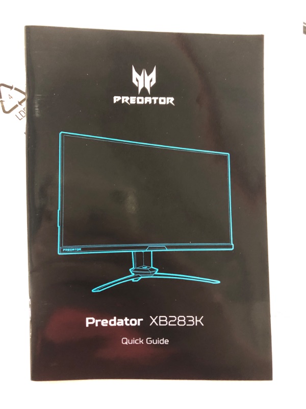 Photo 5 of Acer Predator XB283K KVbmiipruzx 28" UHD 3840 x 2160 Agile-Splendor IPS PC & Console Gaming Monitor | AMD FreeSync Premium/G-SYNC Compatible | 144Hz | 1ms | 1xUSB Type-C, 1xDP 1.4, 2xHDMI 2.1 & 4xUSB
